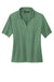 Mercer+Mettle Womens Moisture Wicking Short Sleeve Polo Shirt Sage Green Flat Front