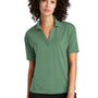 Mercer+Mettle Womens Moisture Wicking Short Sleeve Polo Shirt - Sage Green