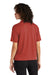 Mercer+Mettle Womens Moisture Wicking Short Sleeve Polo Shirt Terracotta Red Back