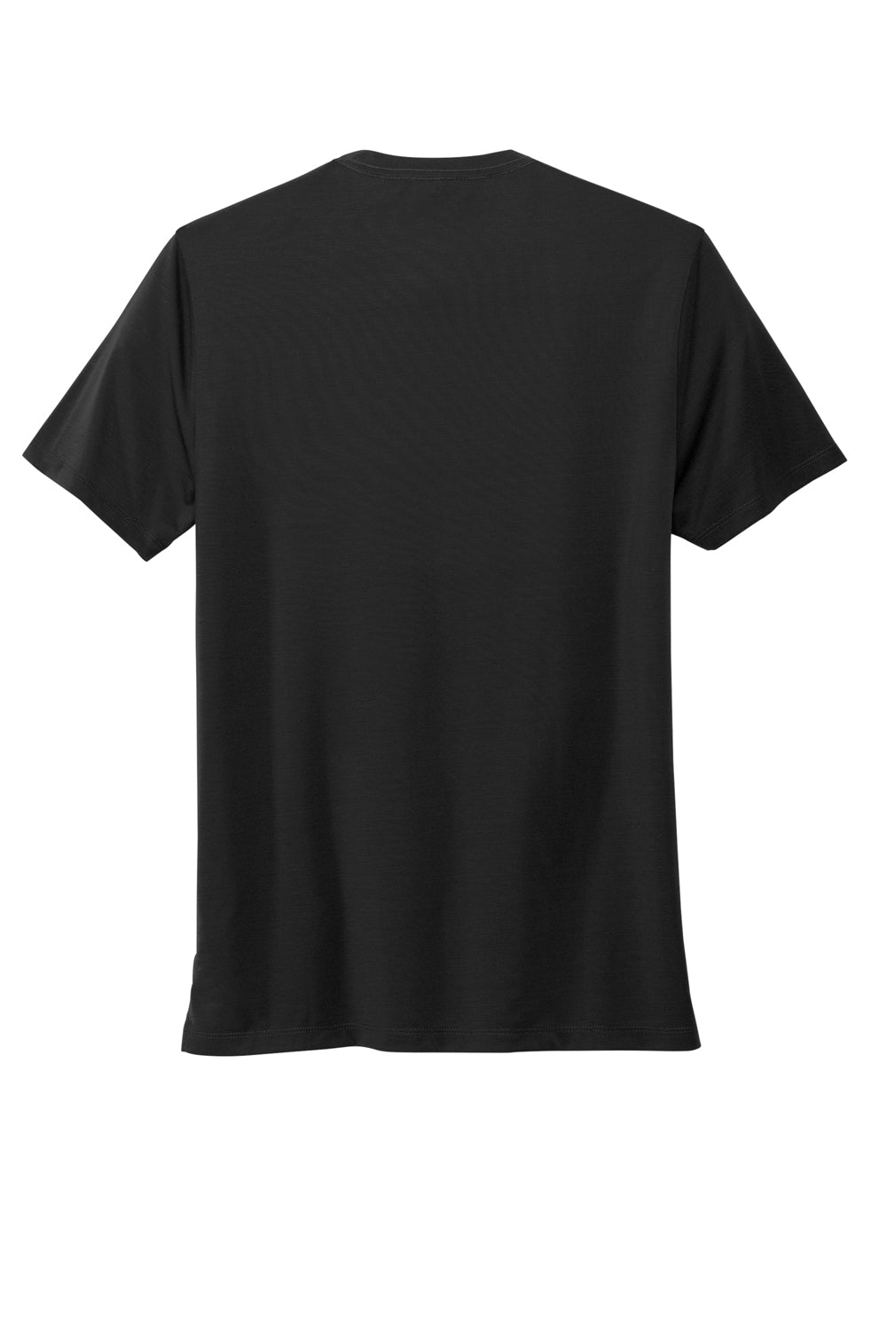 Mercer+Mettle MM1016 Stretch Jersey Short Sleeve Crewneck T-Shirt Deep Black Flat Back