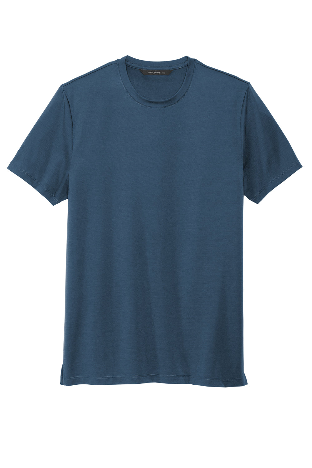Mercer+Mettle MM1016 Stretch Jersey Short Sleeve Crewneck T-Shirt Insignia Blue Flat Front