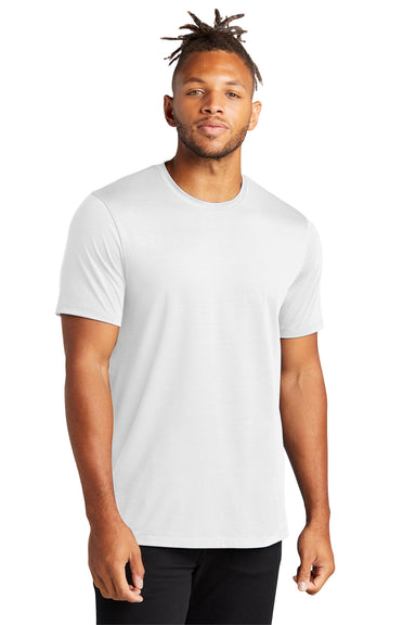 Mercer+Mettle MM1016 Stretch Jersey Short Sleeve Crewneck T-Shirt White Front