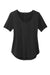 Mercer+Mettle MM1017 Stretch Jersey Short Sleeve Scoop Neck T-Shirt Deep Black Flat Front