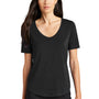 Mercer+Mettle Womens Moisture Wicking Short Sleeve Scoop Neck T-Shirt - Deep Black