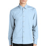 Mercer+Mettle Mens Stretch Woven Long Sleeve Button Down Shirt - Air Blue