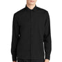 Mercer+Mettle Mens Stretch Woven Long Sleeve Button Down Shirt - Deep Black