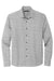 Mercer+Mettle MM2000 Stretch Woven Long Sleeve Button Down Shirt Gusty Grey Flat Front