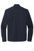 Mercer+Mettle MM2000 Stretch Woven Long Sleeve Button Down Shirt Night Navy Blue Flat Back