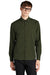 Mercer+Mettle MM2000 Stretch Woven Long Sleeve Button Down Shirt Townsend Green Front