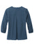 Mercer+Mettle MM2011 Stretch Crepe 3/4 Sleeve Polo Shirt Insignia Blue Flat Back