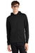 Mercer+Mettle MM3002 Double Knit Full Zip Hooded Sweatshirt Hoodie Deep Black Front