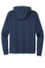 Mercer+Mettle MM3002 Double Knit Full Zip Hooded Sweatshirt Hoodie Insignia Blue Flat Back