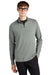 Mercer+Mettle MM3010 Stretch 1/4 Zip Sweatshirt Gusty Grey Front