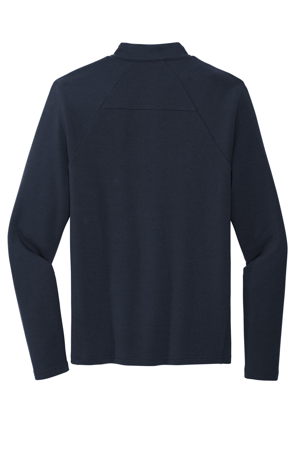 Mercer+Mettle MM3010 Stretch 1/4 Zip Sweatshirt Night Navy Blue Flat Back