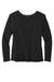 Mercer+Mettle MM3013 Stretch Drop Shoulder Wide Crewneck Sweatshirt Deep Black Flat Front
