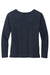 Mercer+Mettle MM3013 Stretch Drop Shoulder Wide Crewneck Sweatshirt Night Navy Blue Flat Back