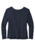 Mercer+Mettle MM3013 Stretch Drop Shoulder Wide Crewneck Sweatshirt Night Navy Blue Flat Front
