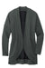 Mercer+Mettle MM3015 Stretch Open Front Long Sleeve Cardigan Sweater Anchor Grey Flat Front