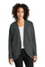 Mercer+Mettle MM3015 Stretch Open Front Long Sleeve Cardigan Sweater Anchor Grey Front