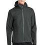 Mercer+Mettle Mens Waterproof Full Zip Hooded Rain Jacket - Anchor Grey