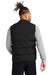 Mercer+Mettle MM7214 Mens Full Zip Puffy Vest Deep Black Back