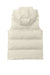 Mercer+Mettle MM7217 Womens Full Zip Hooded Puffy Vest Birch Flat Back