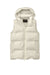 Mercer+Mettle MM7217 Womens Full Zip Hooded Puffy Vest Birch Flat Front