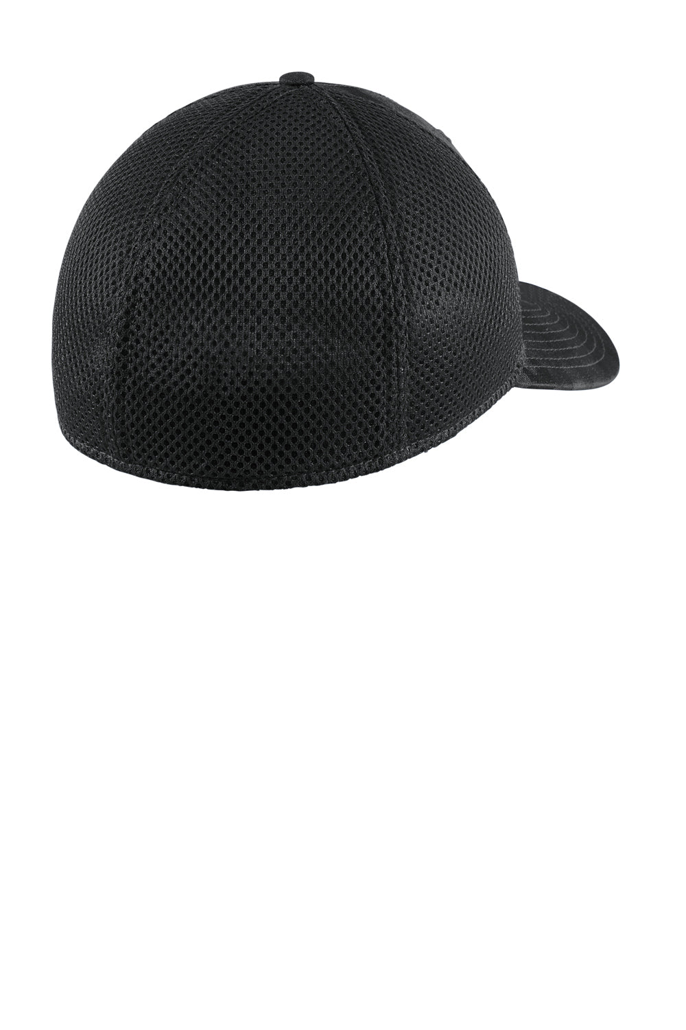 New Era NE1091 Tonal Camo Tech Mesh Stretch Fit Hat Black Camo Side