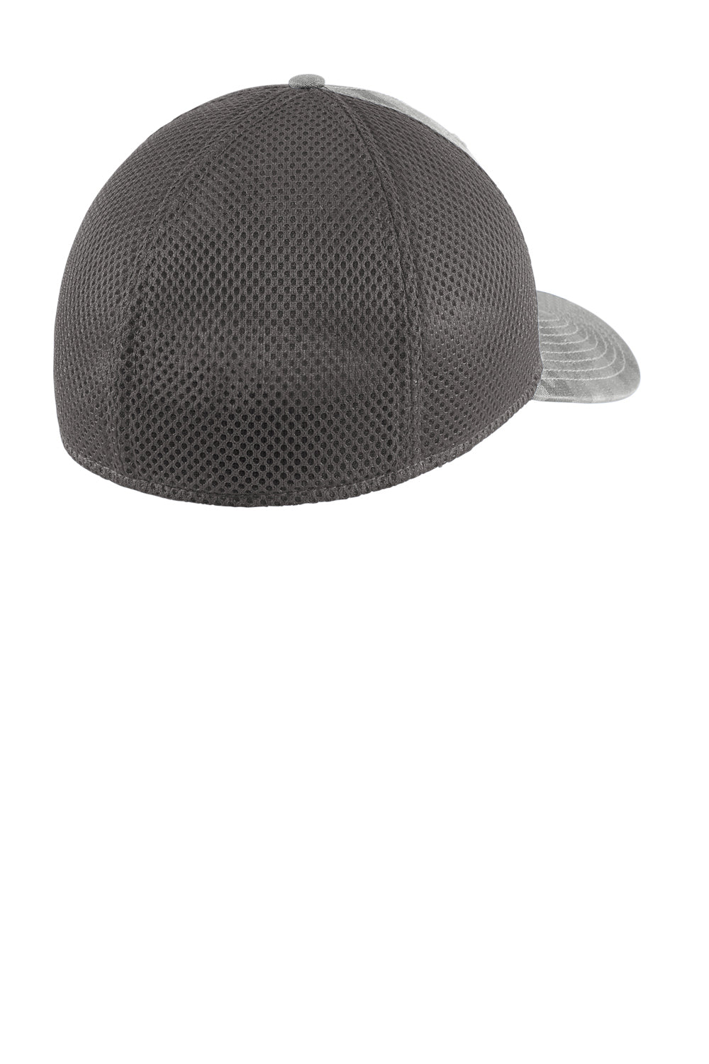 New Era NE1091 Tonal Camo Tech Mesh Stretch Fit Hat Rainstorm Grey Camo/Graphite Grey Side