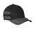 New Era NE1122 Striped Stretch Fit Hat Black/Graphite Grey Back