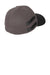 New Era NE1122 Striped Stretch Fit Hat Graphite Grey/Black Side