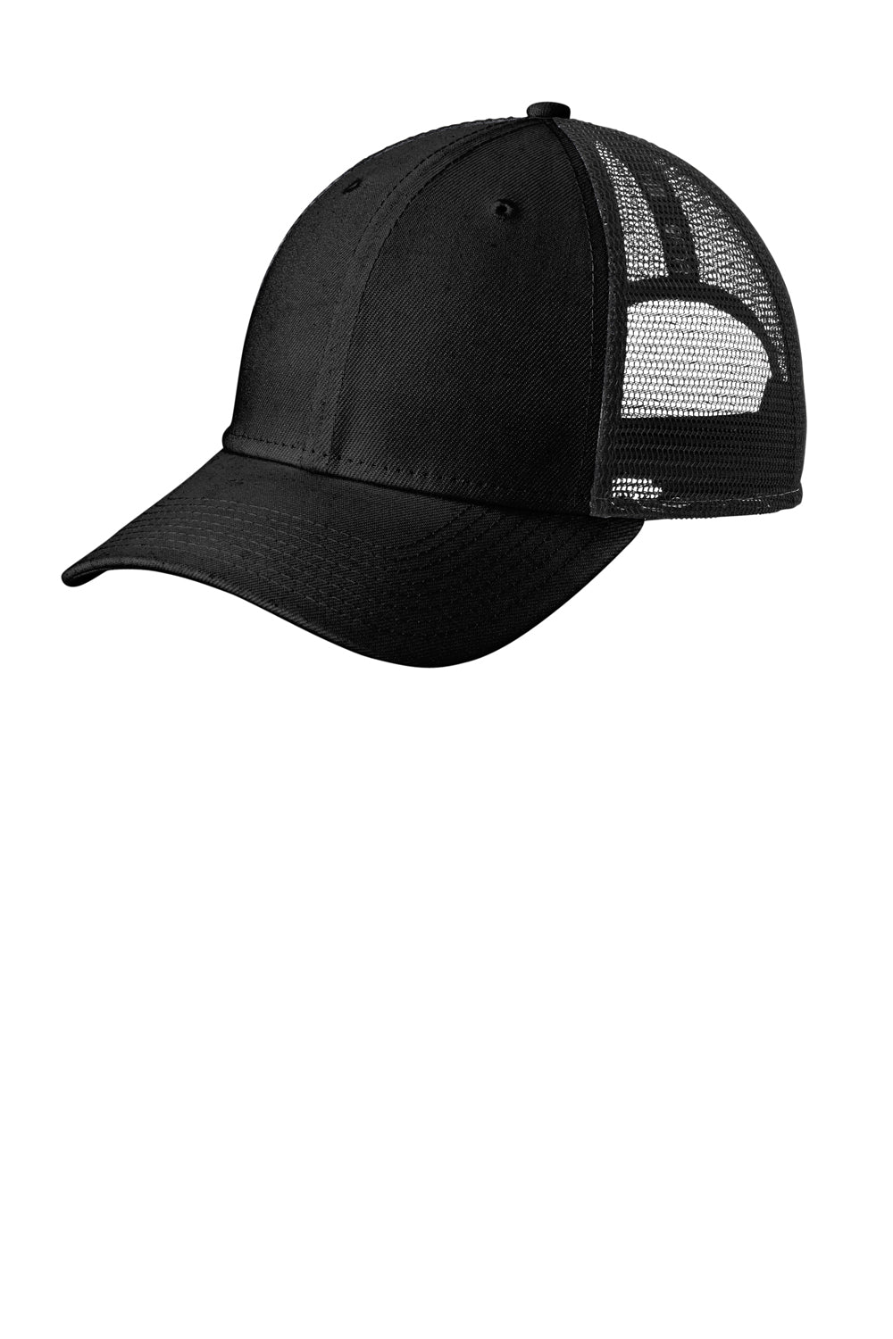 New Era NE208 Mens Recycled Snapback Hat Black Front