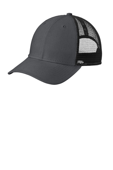 New Era NE208 Mens Recycled Snapback Hat Graphite Grey Front