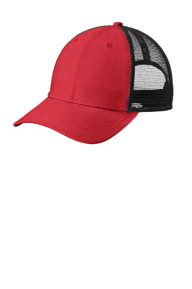 New Era NE208 Mens Recycled Snapback Hat Scarlet Red Front