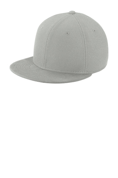 New Era NE304 Original Fit Diamond Era Flat Bill Snapback Hat Grey Front