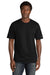 New Era Mens Short Sleeve Crewneck T-Shirt Black Front