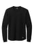 New Era NEA140 Thermal Crewneck Sweatshirt Black Flat Front