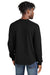 New Era NEA140 Thermal Crewneck Sweatshirt Black Back