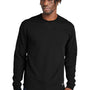 New Era Mens Thermal Crewneck Sweatshirt - Black