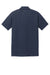 New Era Mens Power Short Sleeve Polo Shirt True Navy Blue Flat Back