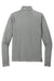 New Era Mens Power 1/4 Zip Sweatshirt Heather Shadow Grey Flat Back