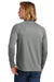 New Era Mens Power 1/4 Zip Sweatshirt Heather Shadow Grey Back