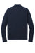 New Era Mens Power 1/4 Zip Sweatshirt True Navy Blue Flat Back