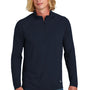 New Era Mens Power Moisture Wicking 1/4 Zip Sweatshirt - True Navy Blue