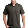 New Era Mens Slub Twist Short Sleeve Polo Shirt - Black Twist