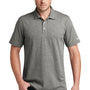 New Era Mens Slub Twist Short Sleeve Polo Shirt - Shadow Grey Twist