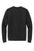 New Era NEA527 Mens Heritage Fleece Crewneck Sweatshirt w/ Pocket Black Flat Back