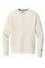 New Era NEA527 Mens Heritage Fleece Crewneck Sweatshirt w/ Pocket Soft Beige Flat Front