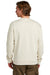 New Era NEA527 Mens Heritage Fleece Crewneck Sweatshirt w/ Pocket Soft Beige Back