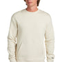 New Era Mens Heritage Fleece Crewneck Sweatshirt w/ Pocket - Soft Beige